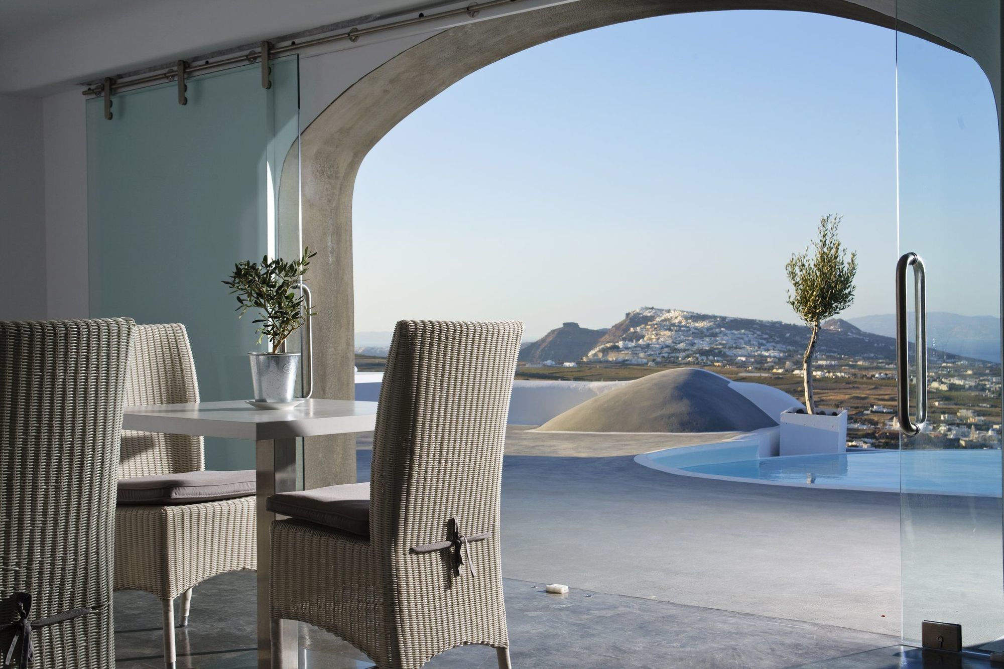 Carpe Diem Santorini Pýrgos Restaurante foto